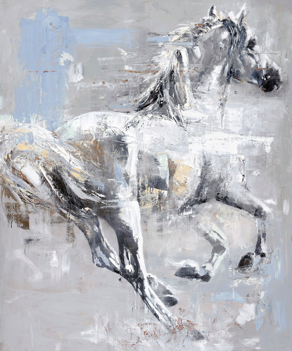 Capturing a galloping horse, Josie Appleby applies her signature fresh, expressive approach.