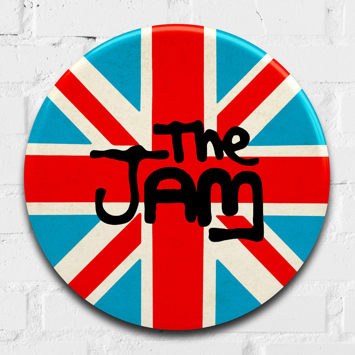 The Jam: Union Jack - Vintage 3D Pin Badge