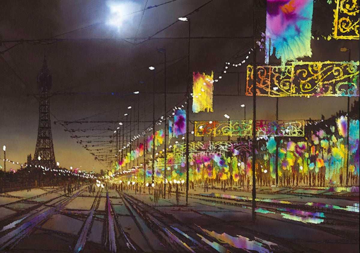 Illuminations, Blackpool by Janet Kenyon