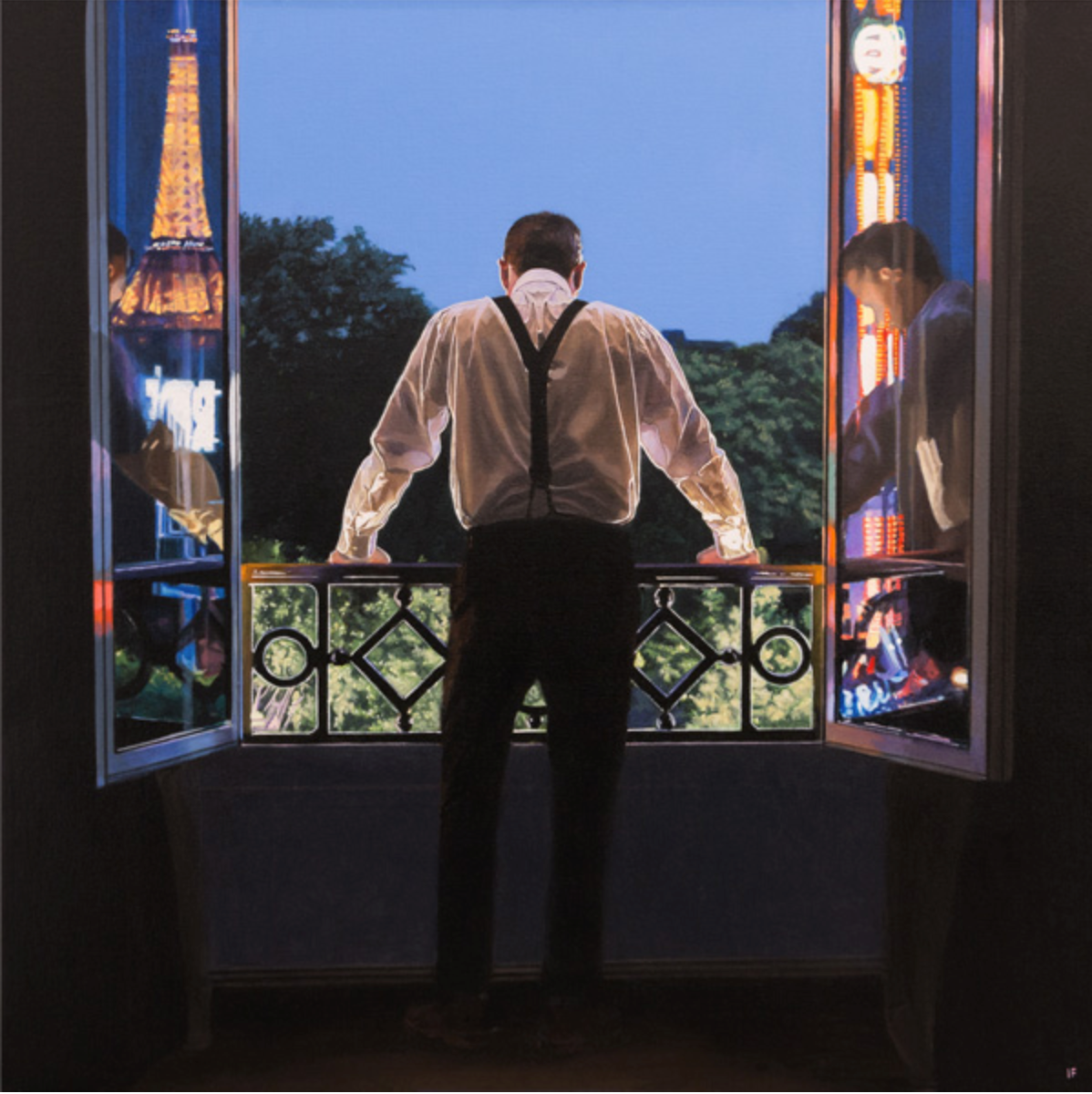 Paris 7.48PM by Iain Faulkner (Mounted)